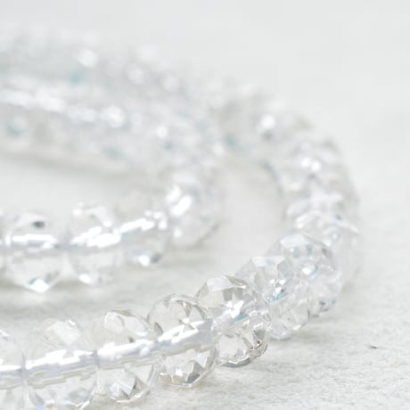 水晶 ソロバン 4.５×6.５mm