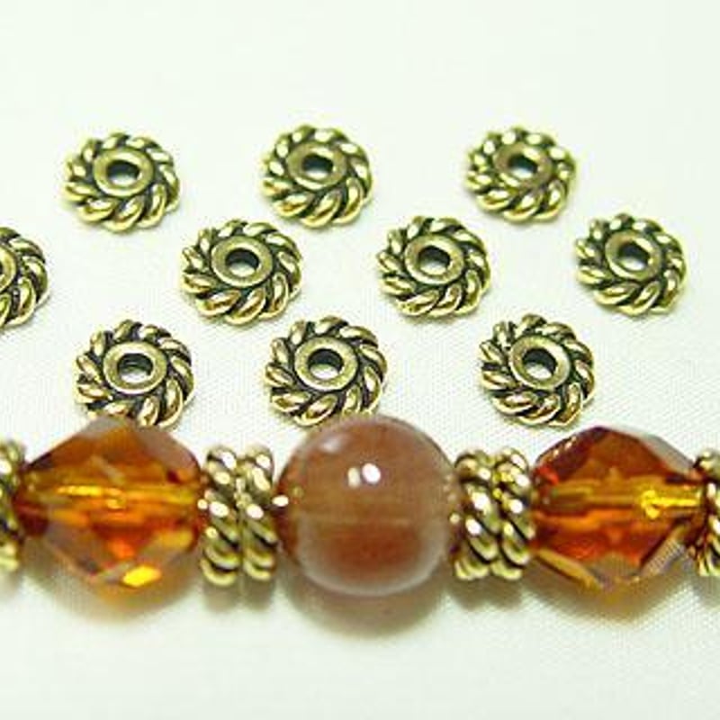 全3色】ロンデル6×1.5mm No.4013 20個 | beads lot