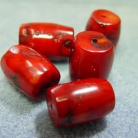 ナチュラル珊瑚　バレル中19～21mm【1個】