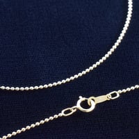 K14GF ボールチェーン 1.2mm 【45cm・1本】