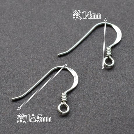 シルバー925　ピアス(大)【5ペア】