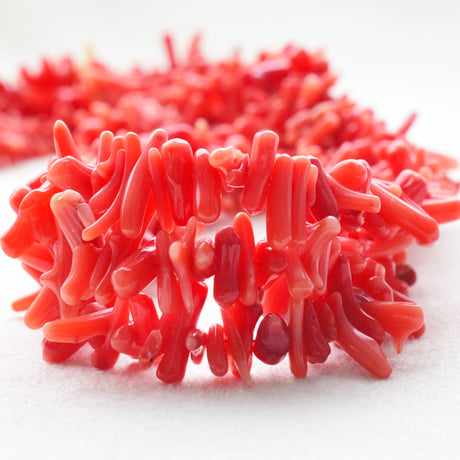 ナチュラルサンゴ チップ 4～6mm 赤