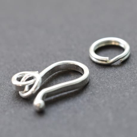 シルバー925  フック12mm【3セット】