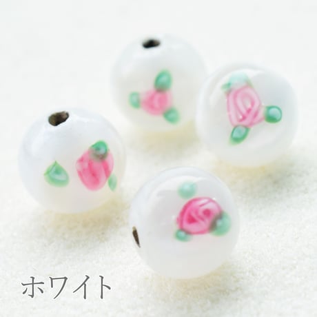 【全６色】チェコ製 ランプビーズ モネ ８mm　５個