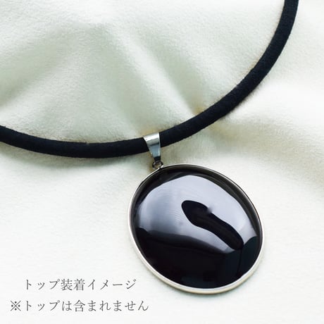 スエードワイヤーチョーカー【ブラック】45㎝　1本
