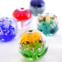 メテオグラス（隕石ガラスビーズ)  18mm 丸玉