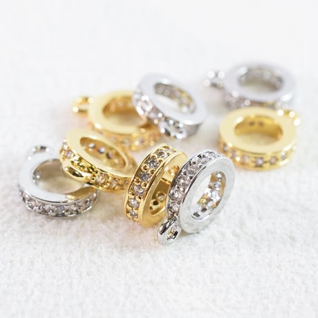 ジルコニア　カン付リング(中)7.5×2mm　5個