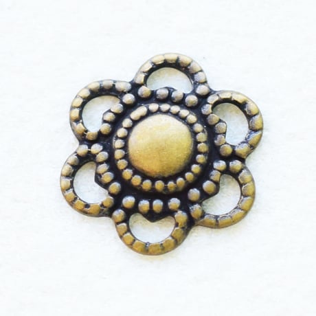 【全２色】メタルラウンドオーナメント　12mm【12個】