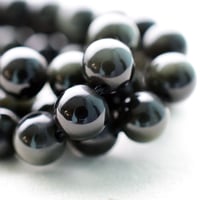 レインボーオブシディアン6mm(丸玉)
