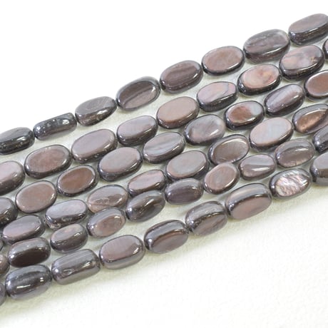 淡水MOP　シェルビーズ　ブロック　10×6mm