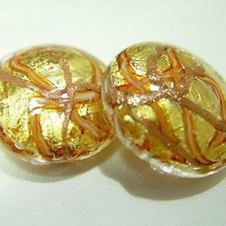 【全３色】ベネチアン Gフォイル ストライプディスク　１個"