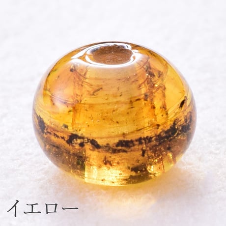 メテオグラス（隕石ガラスビーズ)  10mm　楕円型