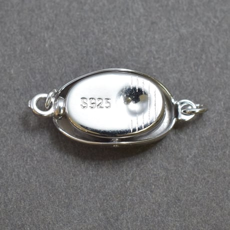 SILVER925　ビーンズクラスプ　大　8×17ｍｍ　【1個】