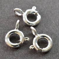 SILVER925　引き輪6mm　【10個】