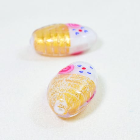 【ベネチアン】 ナツメフラット  約15×24㎜ 厚み10㎜