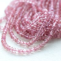 ピンクアメジスト ロンデルカット3×2mm