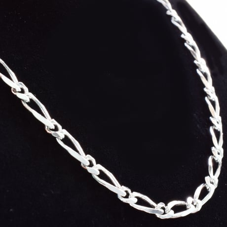 SILVER925　ビッグフィガロチェーンネックレス【50㎝】