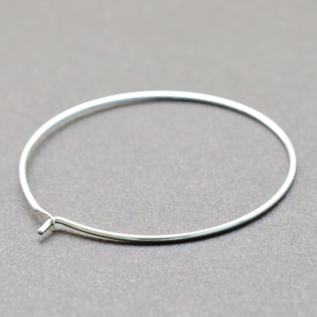 シルバー925 フープピアス30mm【3ペア】