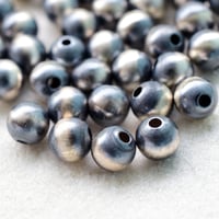 ナバホパール　ラウンド4mm　【6個】