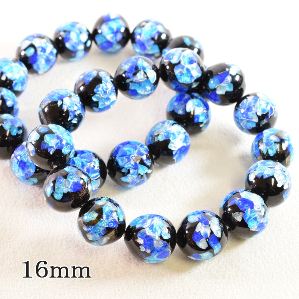 ホタルガラス（琉球ガラス）16mm | beads lot