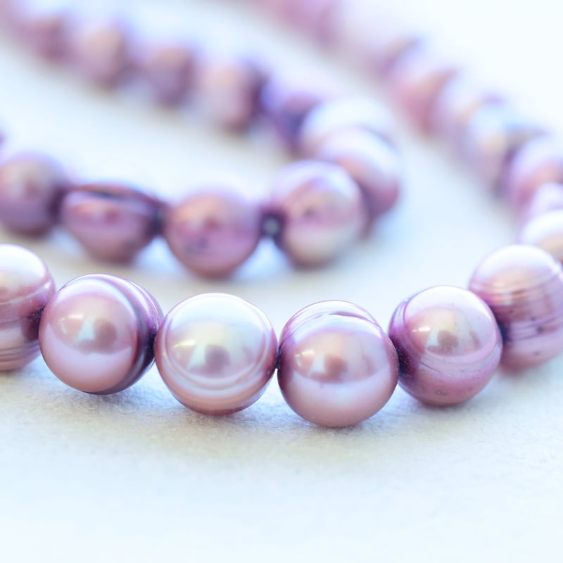 淡水パール パープル バロック 8.5~9mm | beads lot 淡水パール パープル バロック 8.5~9mm | beads lot