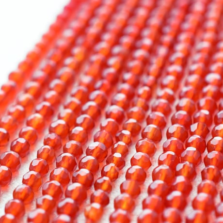 レッドアゲート ファセットカット 3mm
