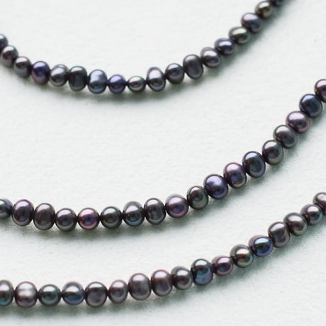 淡水パール ブラック エッグ 3.5～4mm