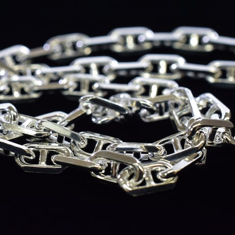 SILVER925　ロロマリーナチェーンネックレス (ワイド)【50㎝】