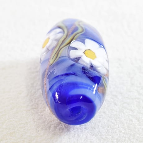 【ベネチアン】　ナツメ　約26mm 　花模様
