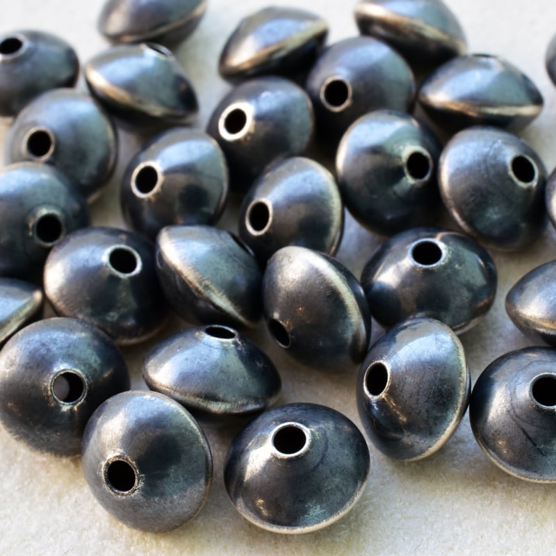 ナバホパール ソロバン 8×5.2mm 【2個】 | beads lot