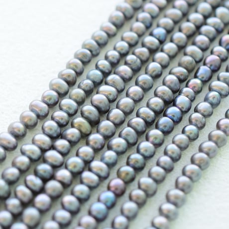 淡水パール グレー エッグ 3～3.5mm