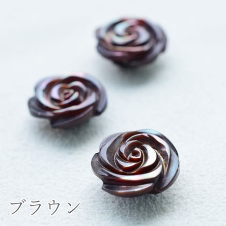 【全５色】M.O.P シェルローズ 14mm　5個