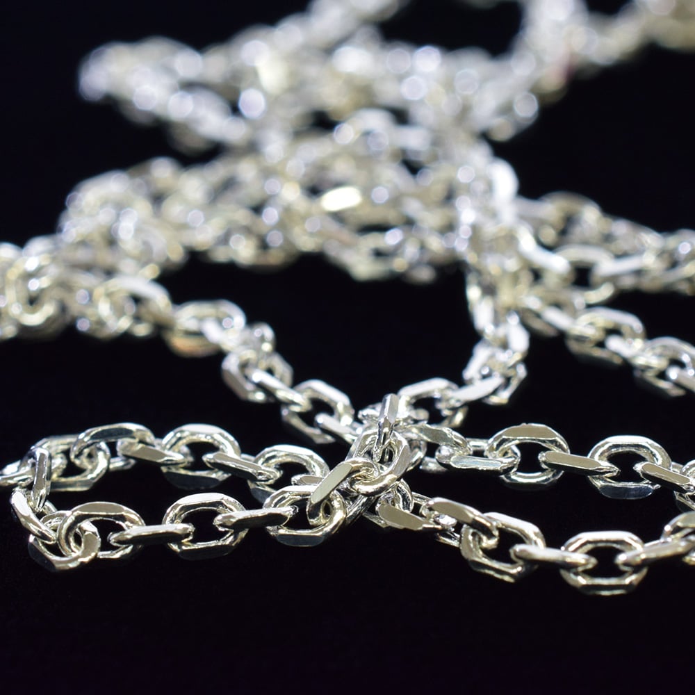 SILVER925 アズキチェーンネックレス【60㎝】 | beads lot