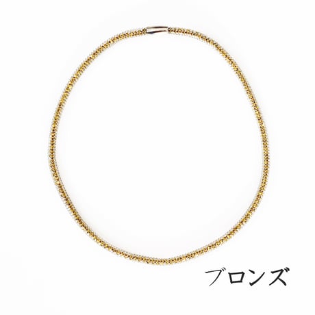 クリスタルメッシュチョーカー　マグネット金具
