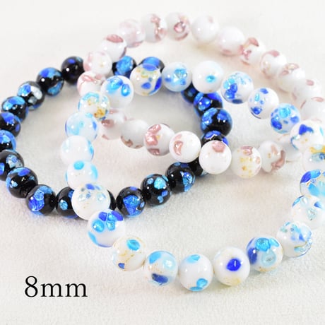 ホタルガラス（琉球ガラス）  ８mm