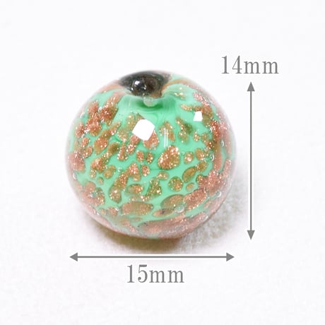 【ベネチアン】ラウンド  アベンチュリーナ 約14mm