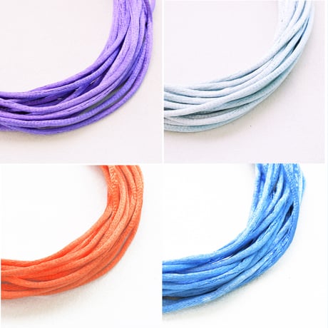 【全4色】サテンコード2mm×5m