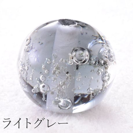 メテオグラス（隕石ガラスビーズ)  12mm　楕円型