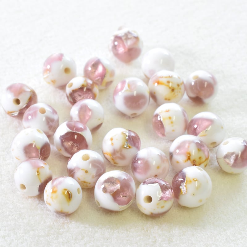 ホタルガラス(琉球ガラス) 6mm | beads lot ホタルガラス(琉球ガラス) 6mm | beads lot