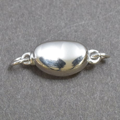 SILVER925　ビーンズクラスプ　小　6×15ｍｍ　【1個】
