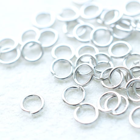 【全２色】丸カン4mm　3g (約115個)