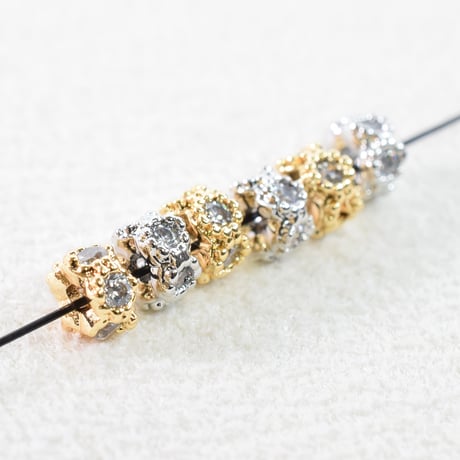 ミル打ちジルコニア　ロンデル4mm　6個
