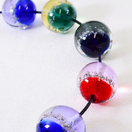 メテオグラス（隕石ガラスビーズ)  18mm 丸玉