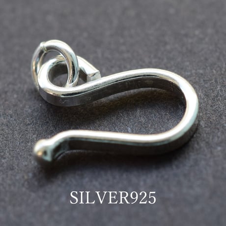 シルバー925  フック12mm【3セット】