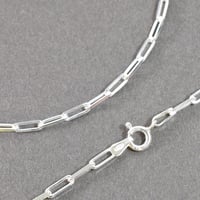 SILVER925　ペーパークリップチェーン　2.3mm幅　50㎝