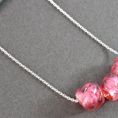SILVER925　スライドピンチェーン　アズキ4面カット　1mm幅　50cm