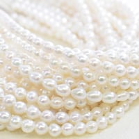淡水パール エッグ 4mm 【40cm】