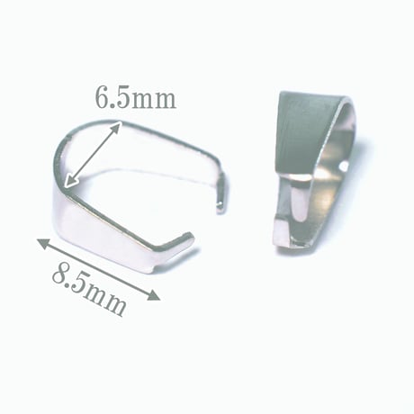 ステンレス製　バチカン(三角型) S 8.5mm【10個】