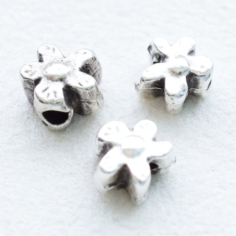 メタルモチーフ　フラワー9mm【X9・10個】