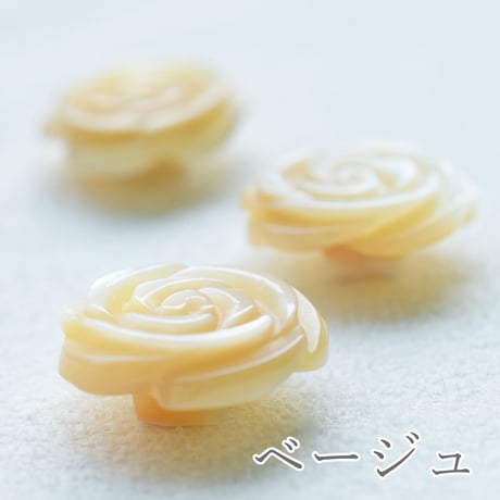 【全５色】M.O.P シェルローズ 14mm　5個